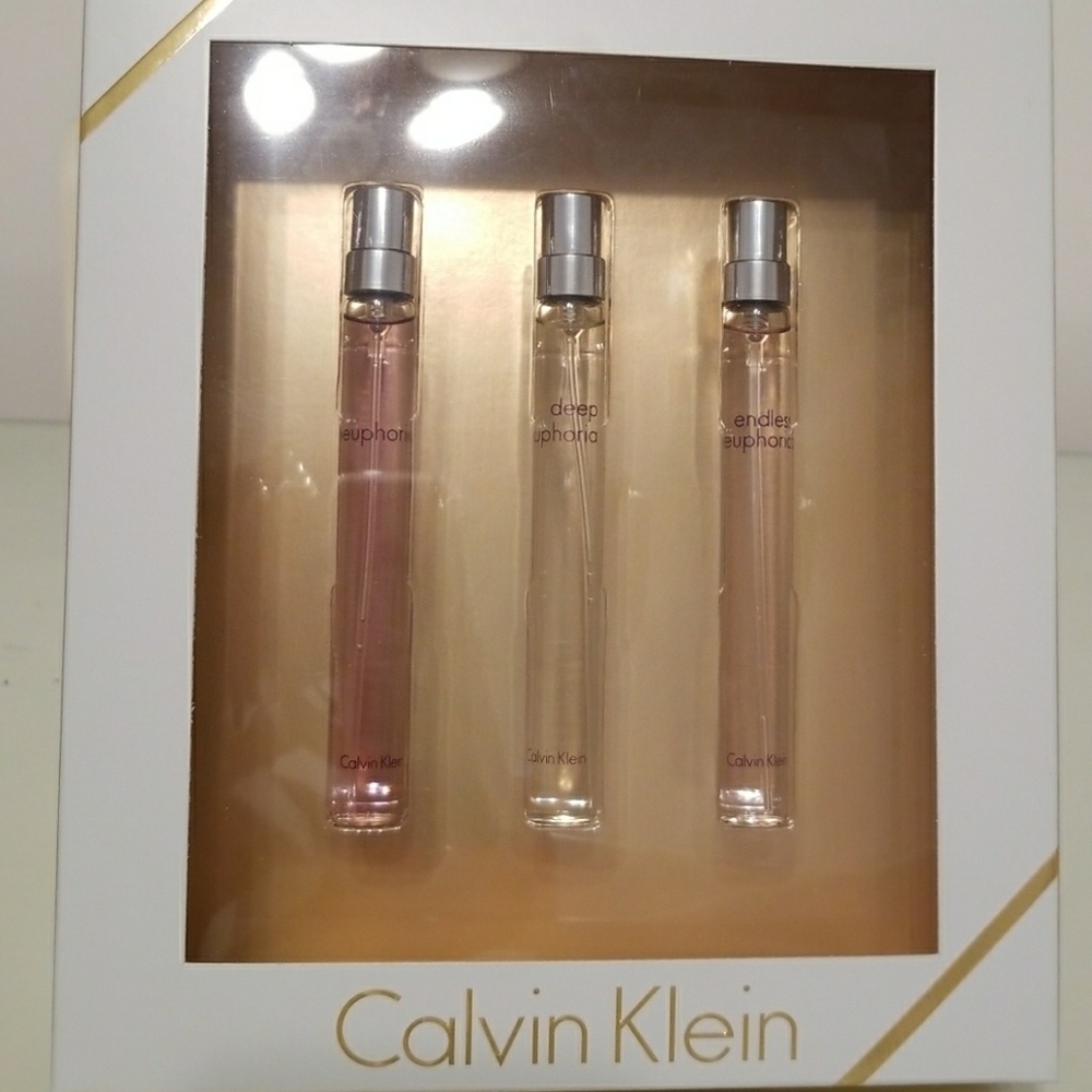 CALVIN Klein women's travel perfume Set of 3